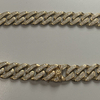 14ct goldcurb chain 20ct diamonds