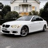 BMW 320D m sport coupe white