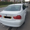White 11 plate bmw 3 series