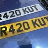 R420KUT private plate, RAZOR KUT.