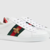 Worn Gucci Ace embroidered sneaker