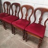 James Reilly patent dining chairs