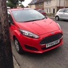 Ford fiesta red 64 plate 2014