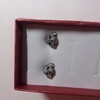 Lovely silver dog earrings