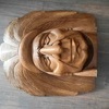 Indian wooden chief heads