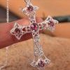 Large crosses-protection pendant