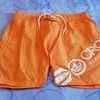 Crosshatch shorts orange size large