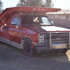 Chevrolet Wrecker/Toy hauler truck.