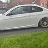 Pearl white bmw 320d msport