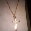 9ct chain with Diamond crucifixed