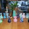 collection of caithness vases.