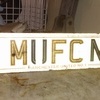 MUFC  Number plate