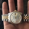 Mixed metal Rolex date just