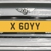 BOY private number plate X 6OYY
