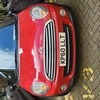 Red Mini Cooper Convertable