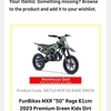 Kids motorbike 50cc