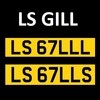 Number Plate Regs - LS GILL / GILLS