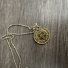 22k gold 1$ coin with 14k necklace