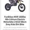 MXR 1600W Electric motorbike