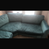 Stunning teal corner sofa