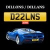 DILLONS DHILLONS Number Plate