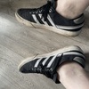 Adidas canvas trainers