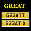 GREAT NUMBER PLATES