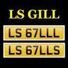 Number Plate Regs - LS GILL / GILLS