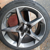 my 18” Vauxhall alloys for Saab 17”