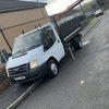 transit tipper with brand new hiab