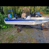 Customised dory boat and trailer