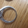 9ct white gold diamond rings 0.66ct