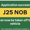 J25 NOB Private plate