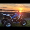 Suzuki ltz 400 on road 58 plate