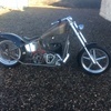 Chopper rolling chassis harley