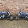 2 x junior kids e-mx bikes