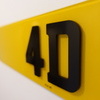 4D (3MM) NUMBER PLATES