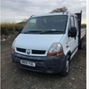 Renault master crewcab tipper 93k