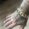 9ct gold curb bracelet