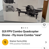 DJI FPV COMBO DRONE BOXED LIKE NEW