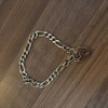 9ct gold heart lock bracelet