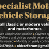Classic car storage in Lincolnshire