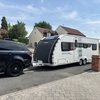 Range Rover and 6 birth caravan