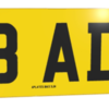 Number plate for sale,