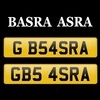 BASRA / ASRA cherished number plate