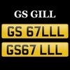 GS GILL Number Plate