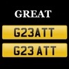GREAT number plate