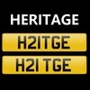 HERITAGE Cherished Number Plate Reg