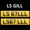 LS GILL Cherished Number Plate Reg
