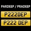 PARDEEP Cherished Number Plate Reg